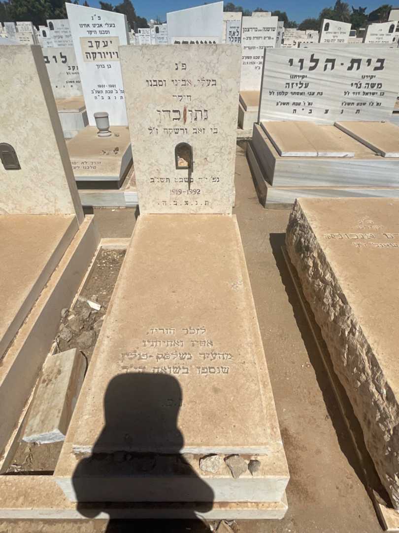 קברו של נתן כהן. תמונה 2