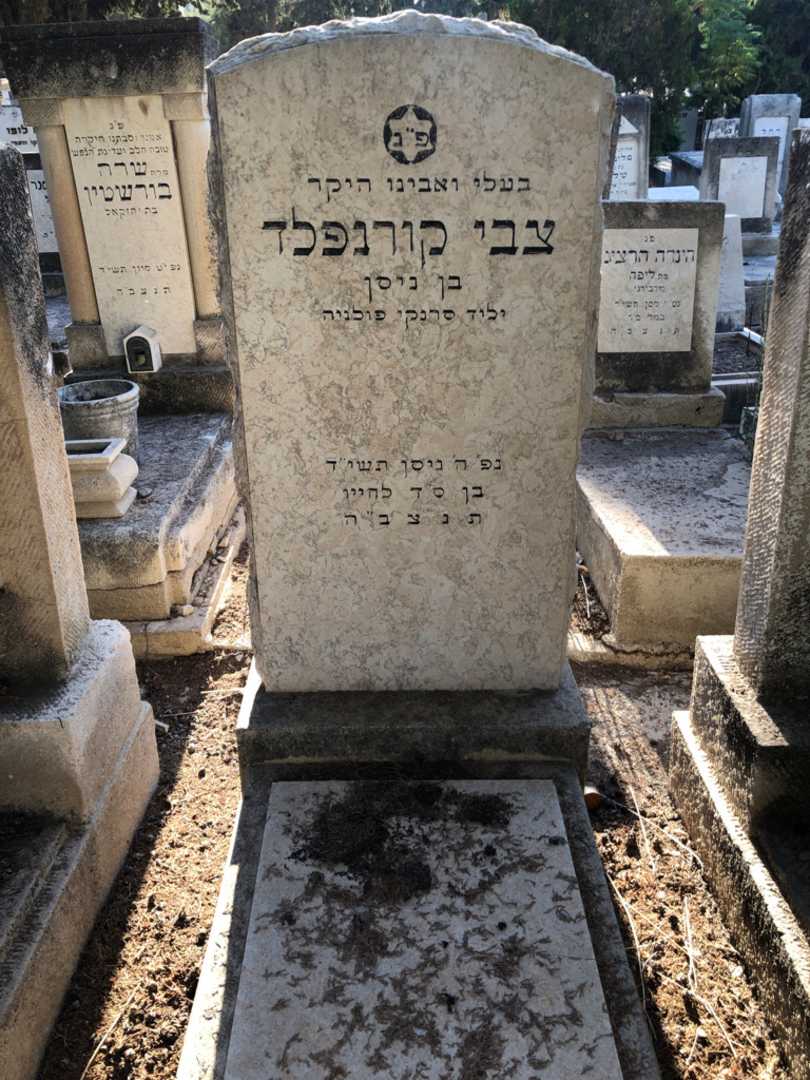 קברו של צבי קורנפלד