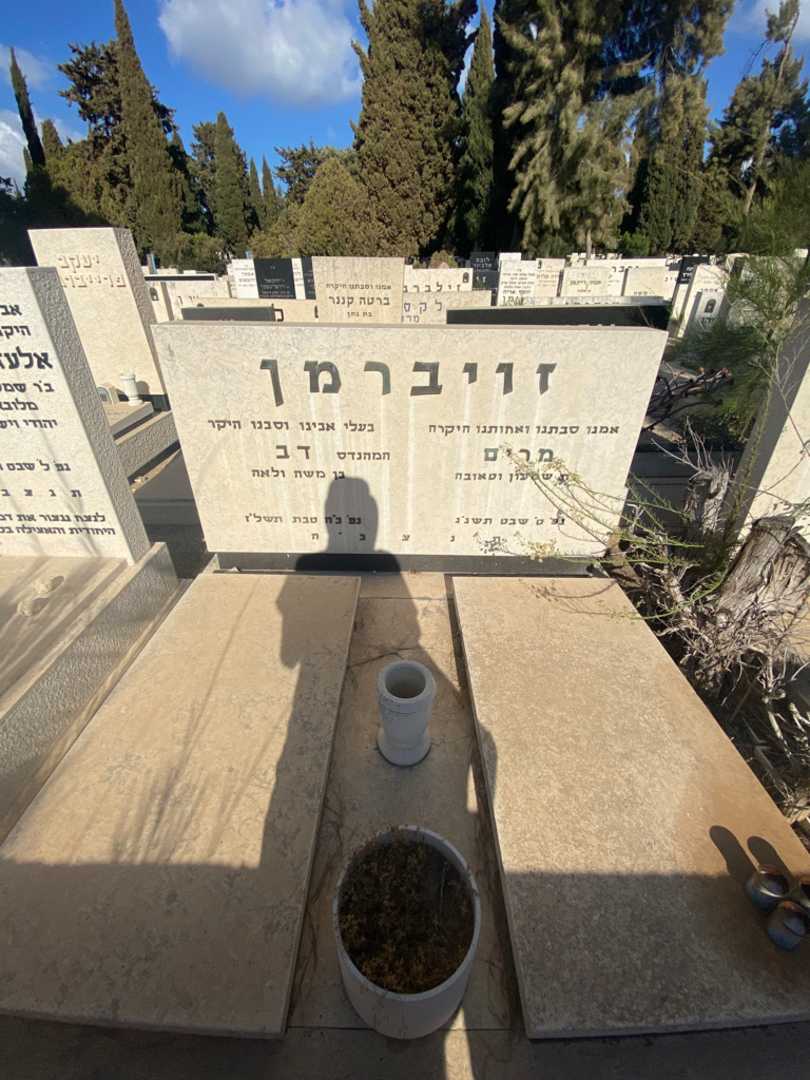 קברו של דב זויברמן. תמונה 1