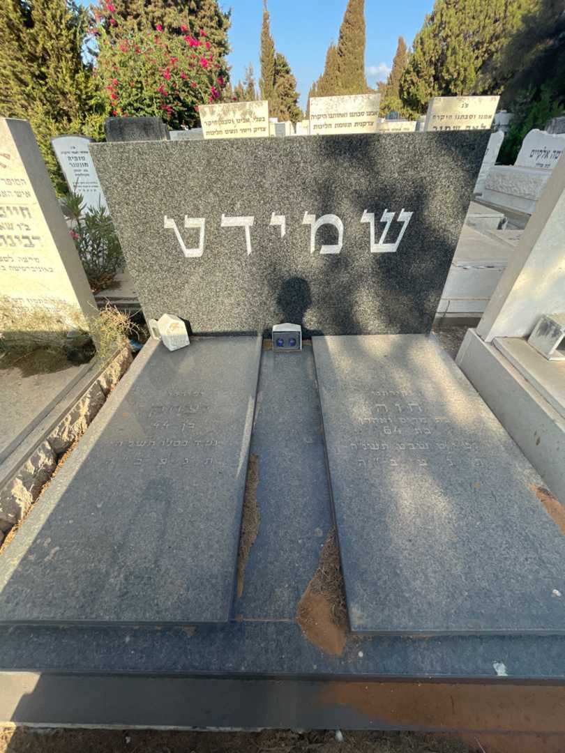 קברו של יצחק שמידט. תמונה 1