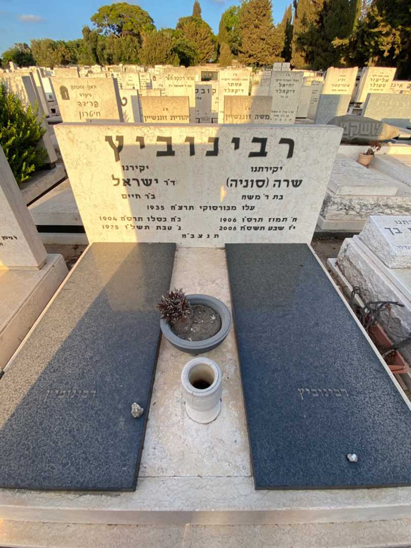 קברו של ישראל רבינוביץ. תמונה 1