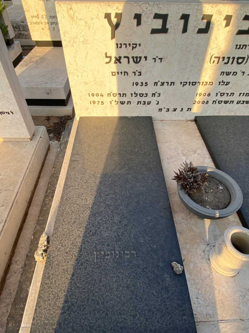 קברו של ישראל רבינוביץ. תמונה 2