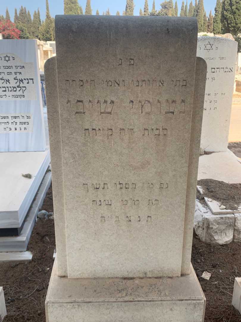 קברו של נעומי שיבי