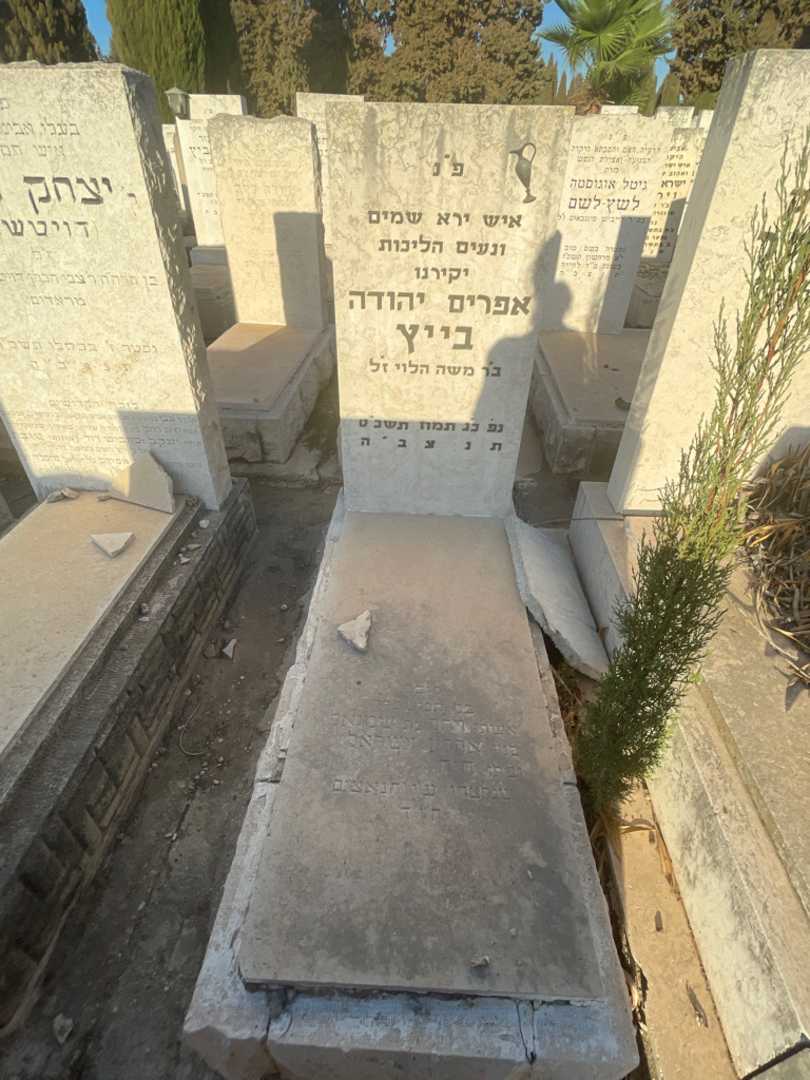 קברו של אפרים יהודה בייץ