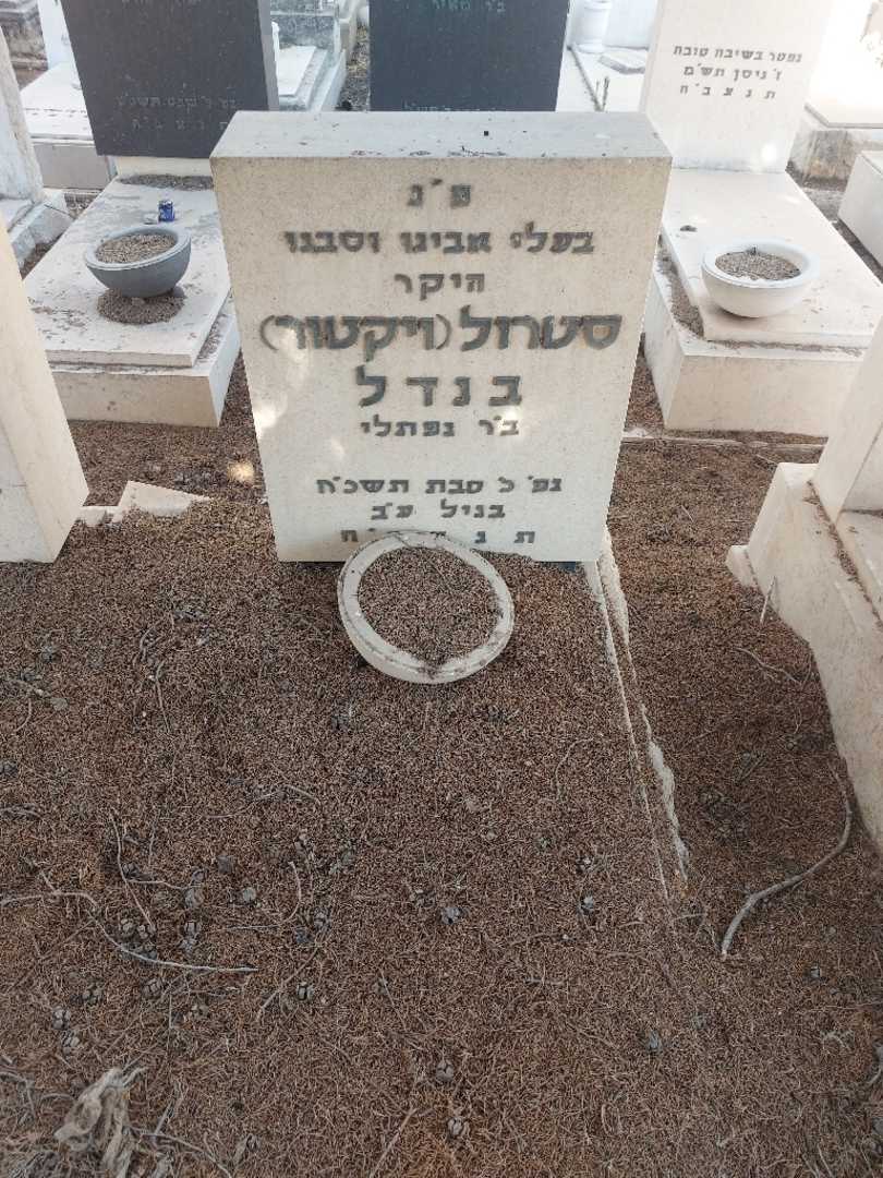 קברו של סטרול "ויקטור" בנדל. תמונה 1