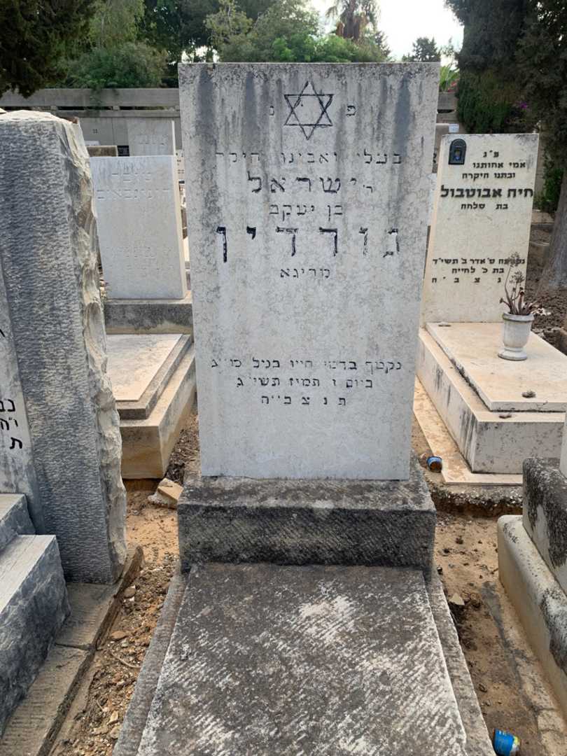 קברו של ישראל גורדין