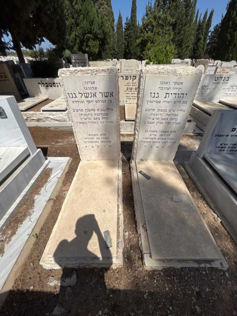 קברו של יהודית גנז. תמונה 1
