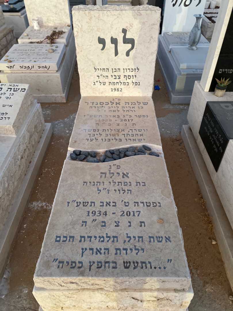 קברו של שלמה אלכסנדר לוי