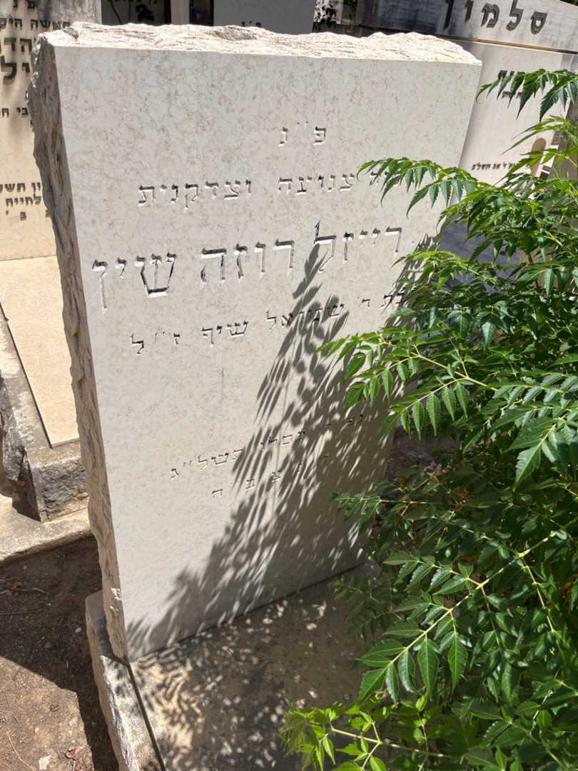 קברו של רייזל רוזה שין. תמונה 2