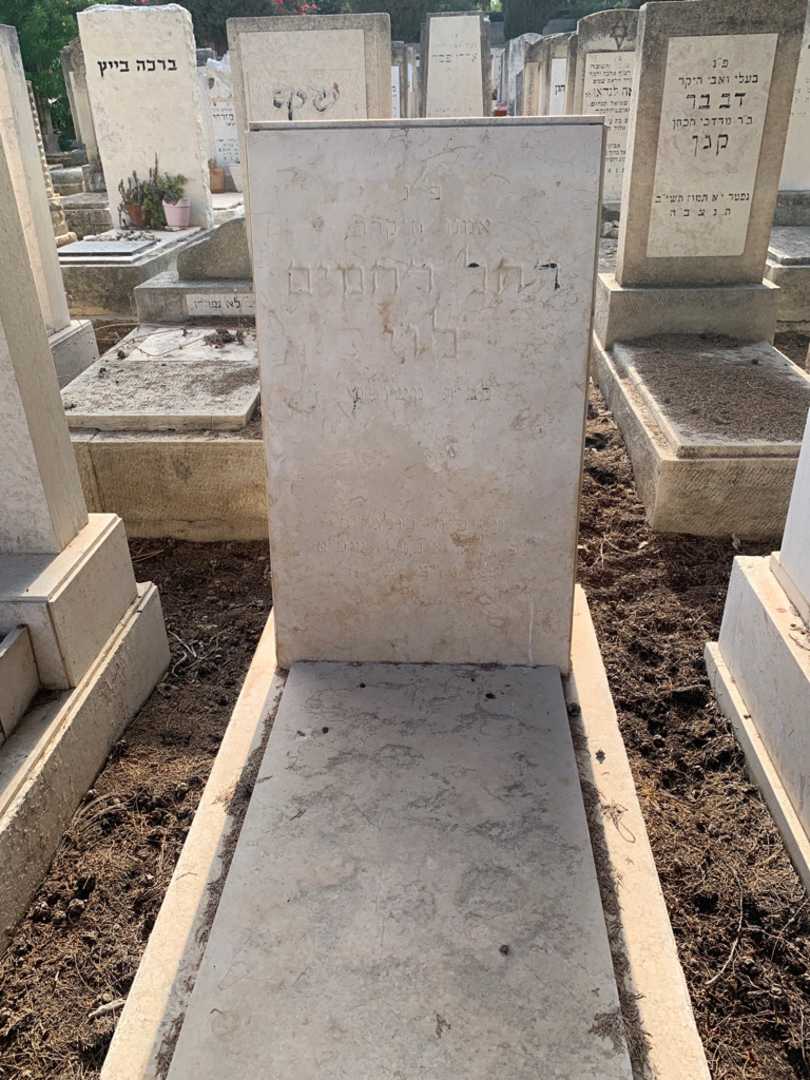 קברו של רחל רחמים לוי