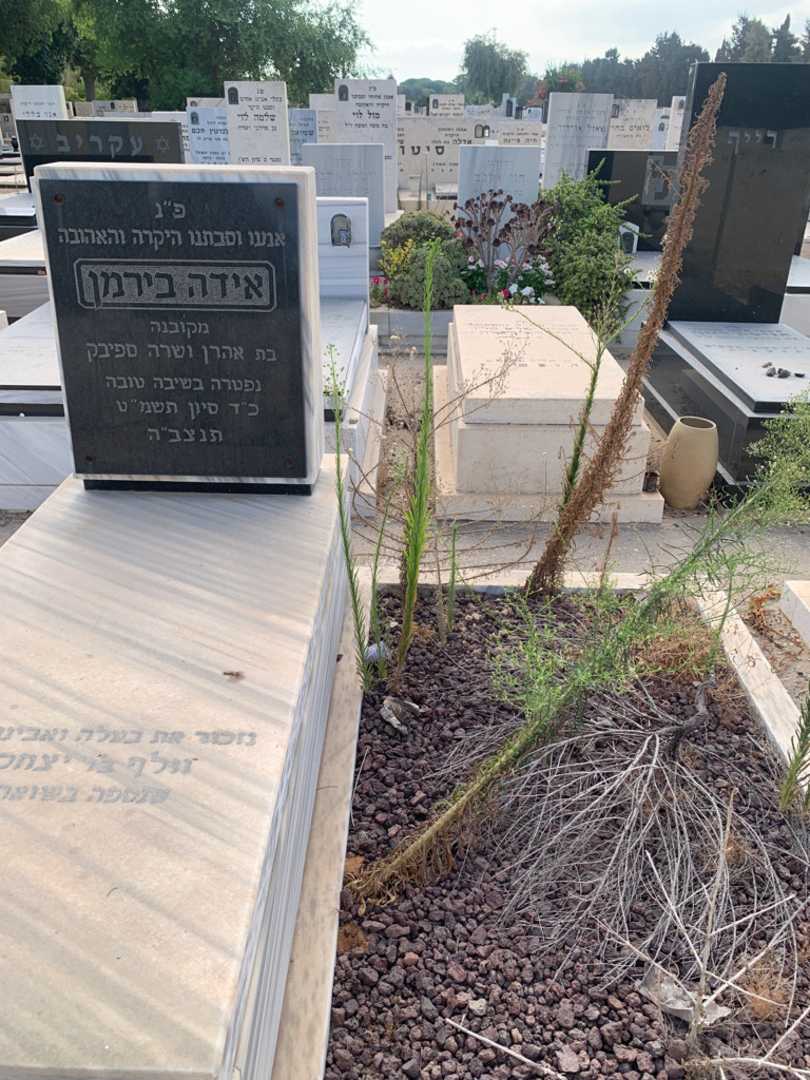 קברו של אידה בירמן. תמונה 1