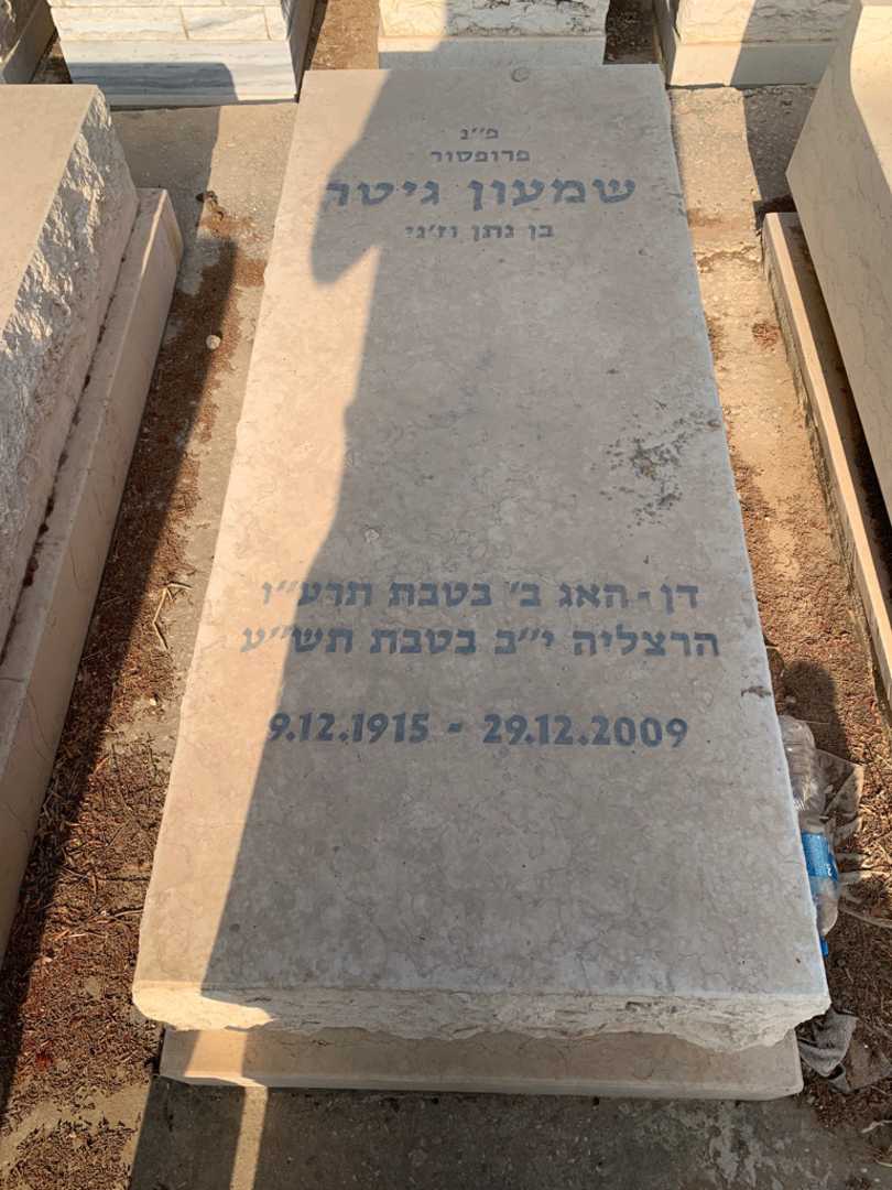 קברו של שמעון גיטר