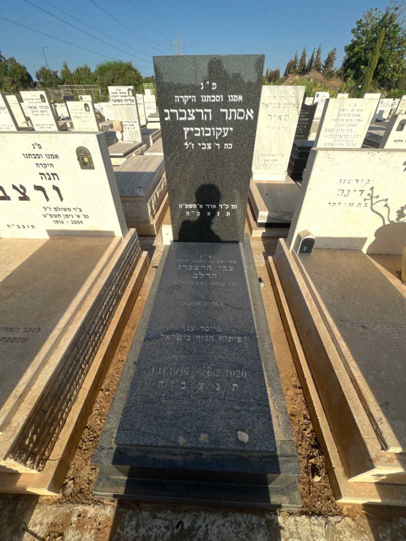 קברו של אסתר "יעקובוביץ" הרצברג