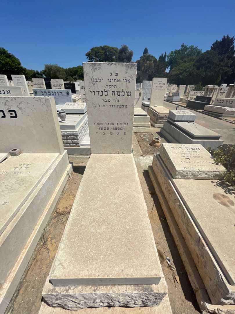 קברו של שלמה לנדוי