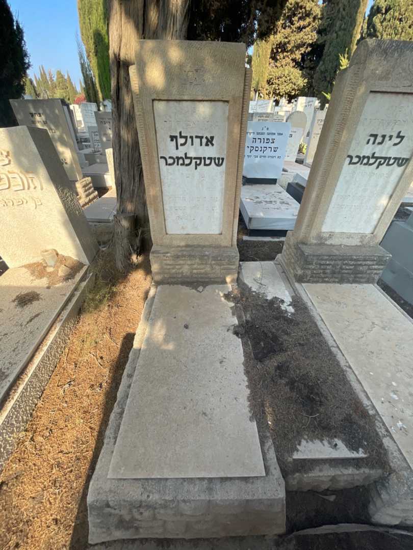 קברו של אדולף שטקלמכר. תמונה 2