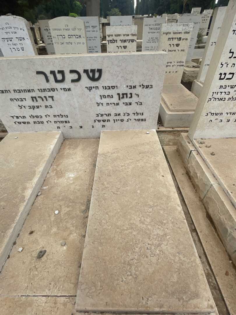 קברו של נתן "נחמן" שכטר. תמונה 2