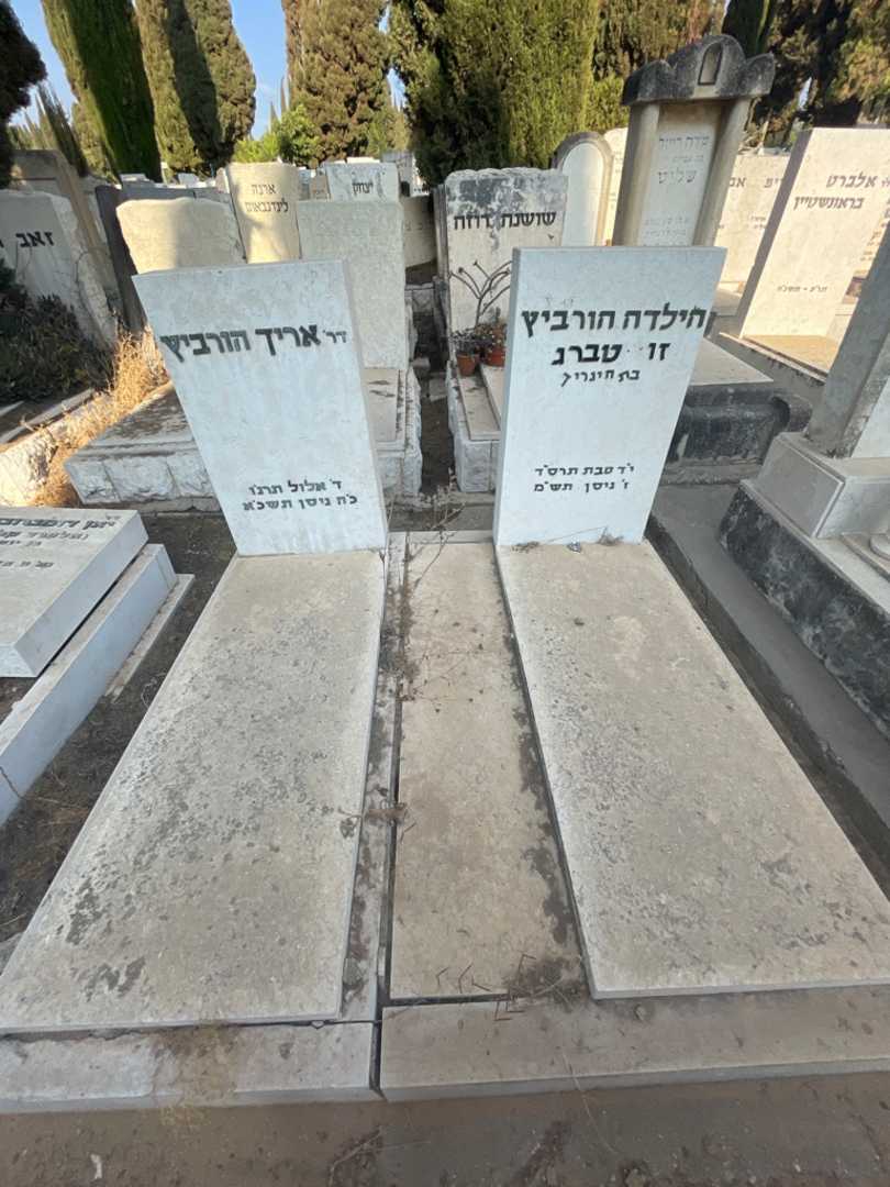 קברו של הילדה הורביץ. תמונה 1