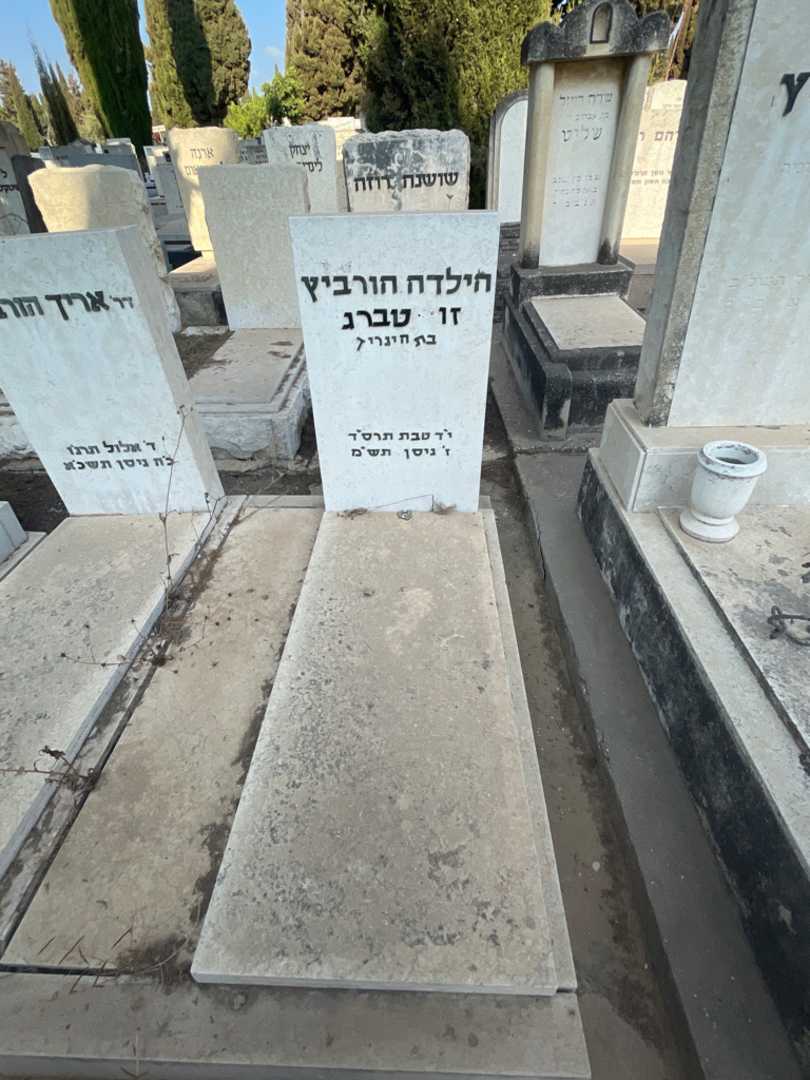 קברו של הילדה הורביץ. תמונה 2