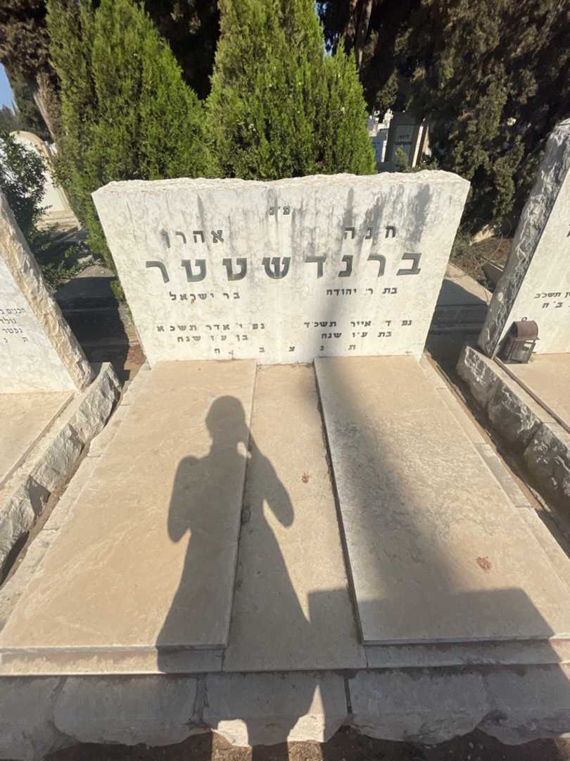 קברו של אהרן ברנדשטטר. תמונה 1
