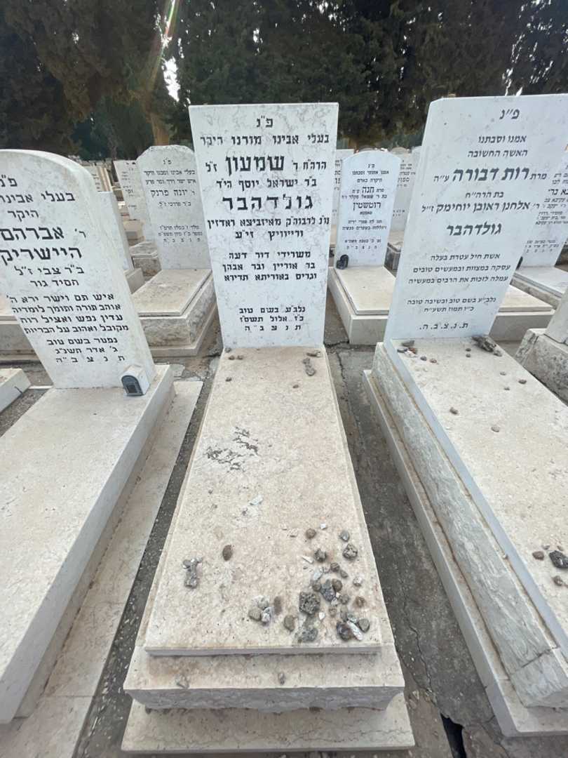 קברו של שמעון גולדהבר. תמונה 2