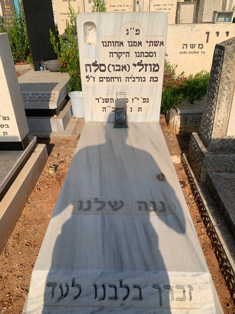 קברו של מוזלי "אבו" סלח