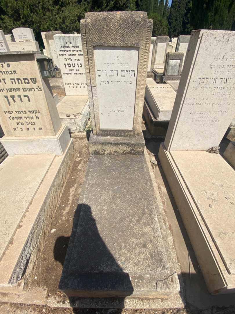 קברו של חיים דב ויס