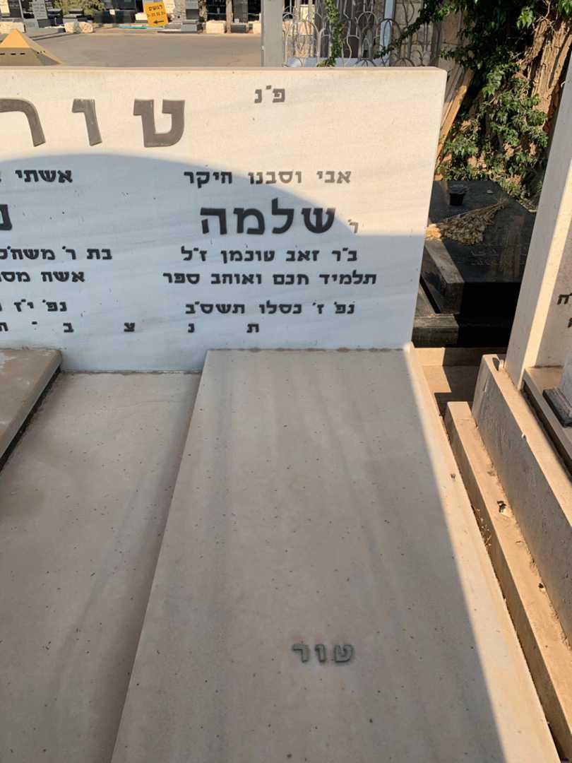 קברו של שלמה טור טוכמן. תמונה 2