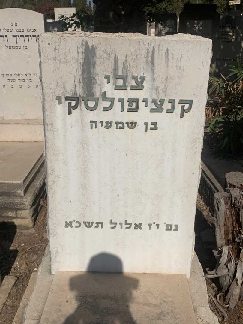 קברו של צבי קנציפולסקי