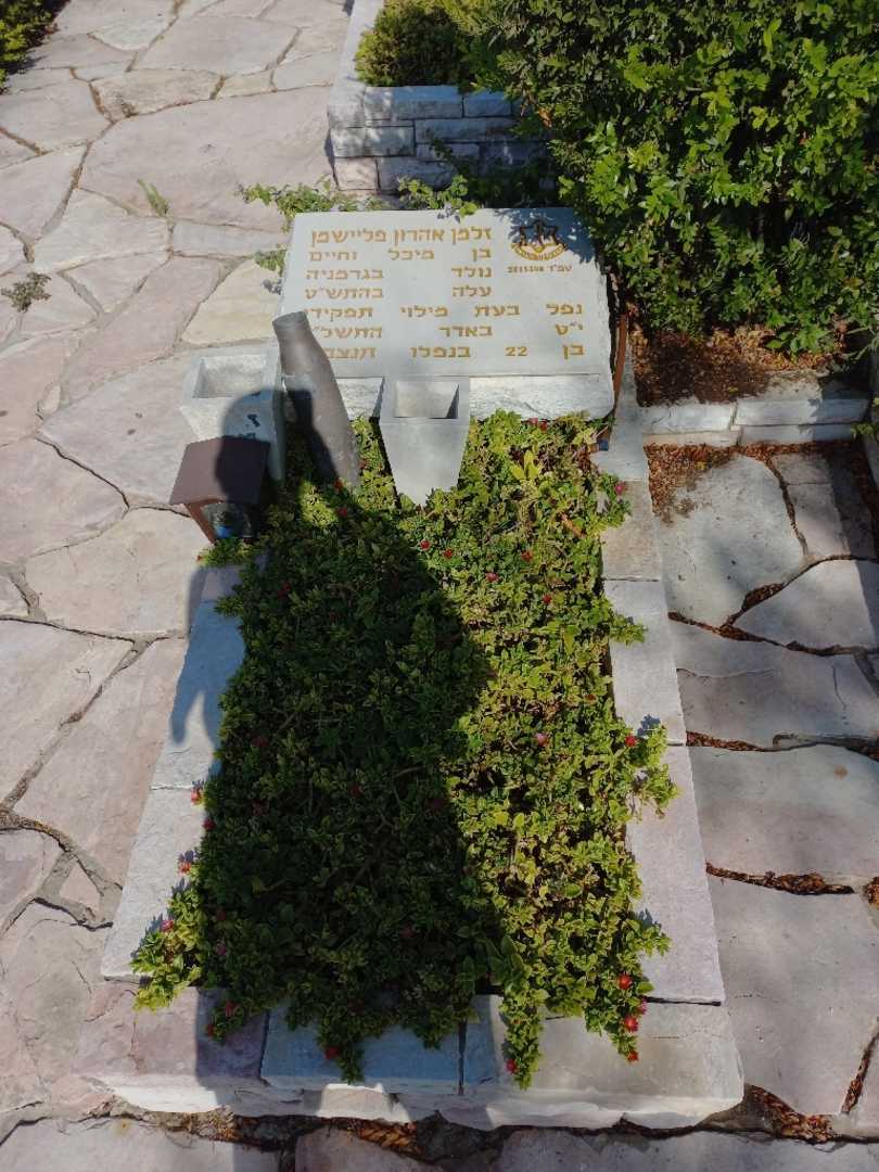 קברו של זלמן אהרון פליישמן