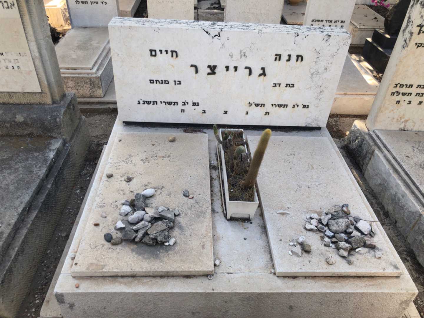 קברו של חיים גרייצר. תמונה 2