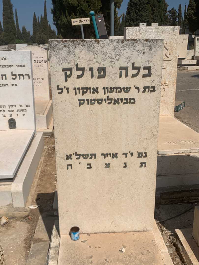 קברו של בלה פולק