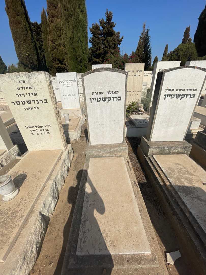 קברו של איזידור ברנדשטטר. תמונה 1