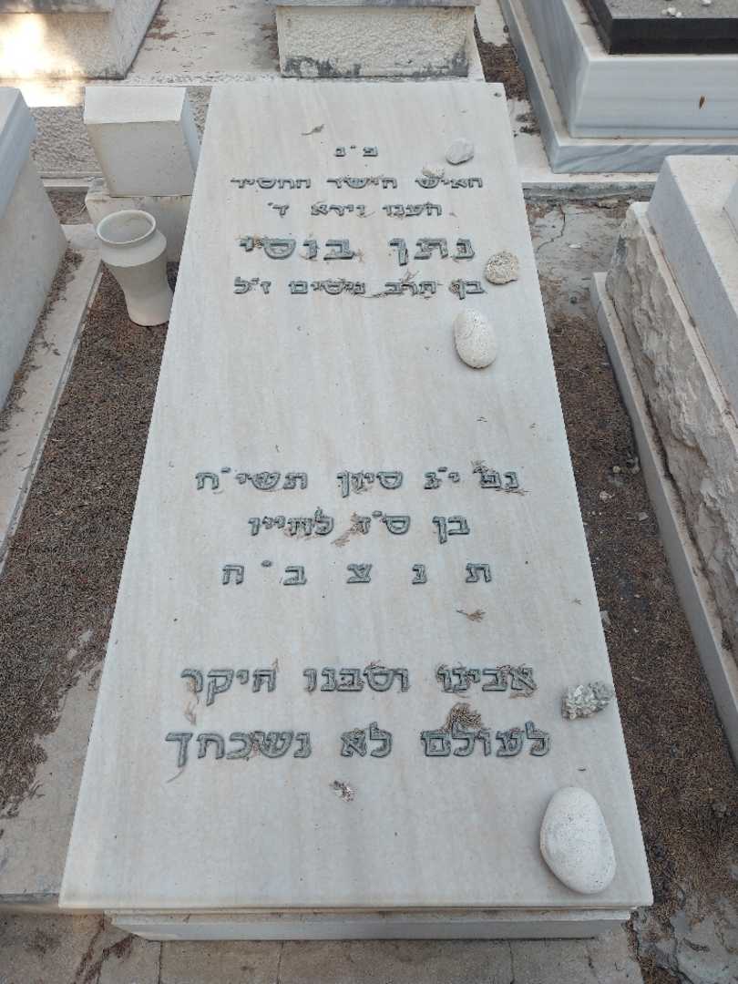 קברו של נתן בוסי. תמונה 1