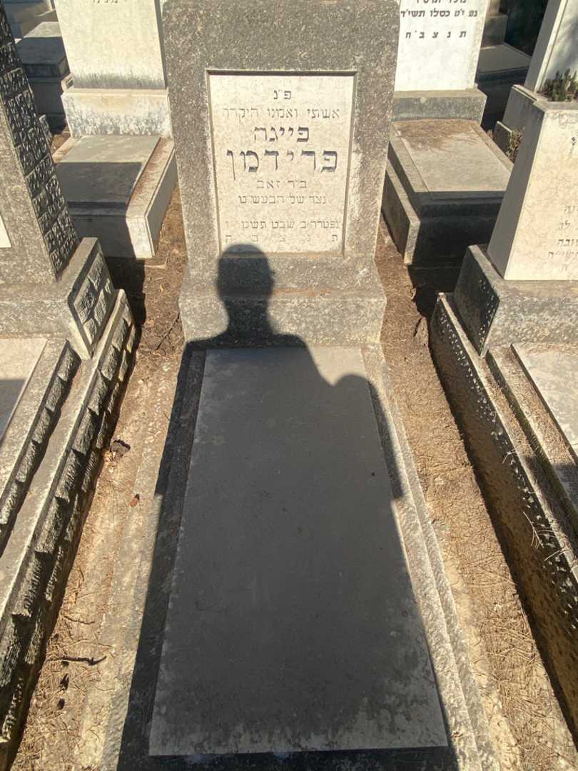 קברו של פייגה פרידמן