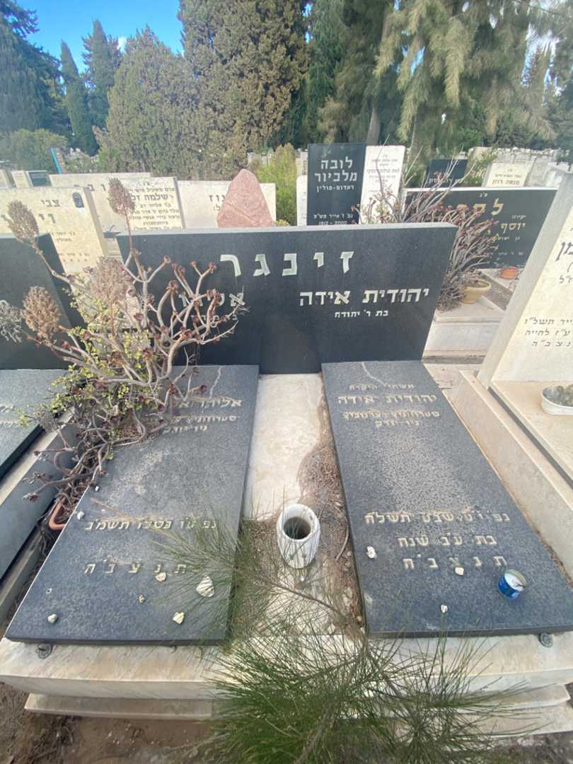 קברו של אליהו זינגר. תמונה 1