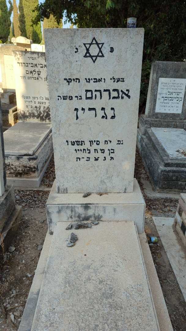 קברו של אברהם נגרין