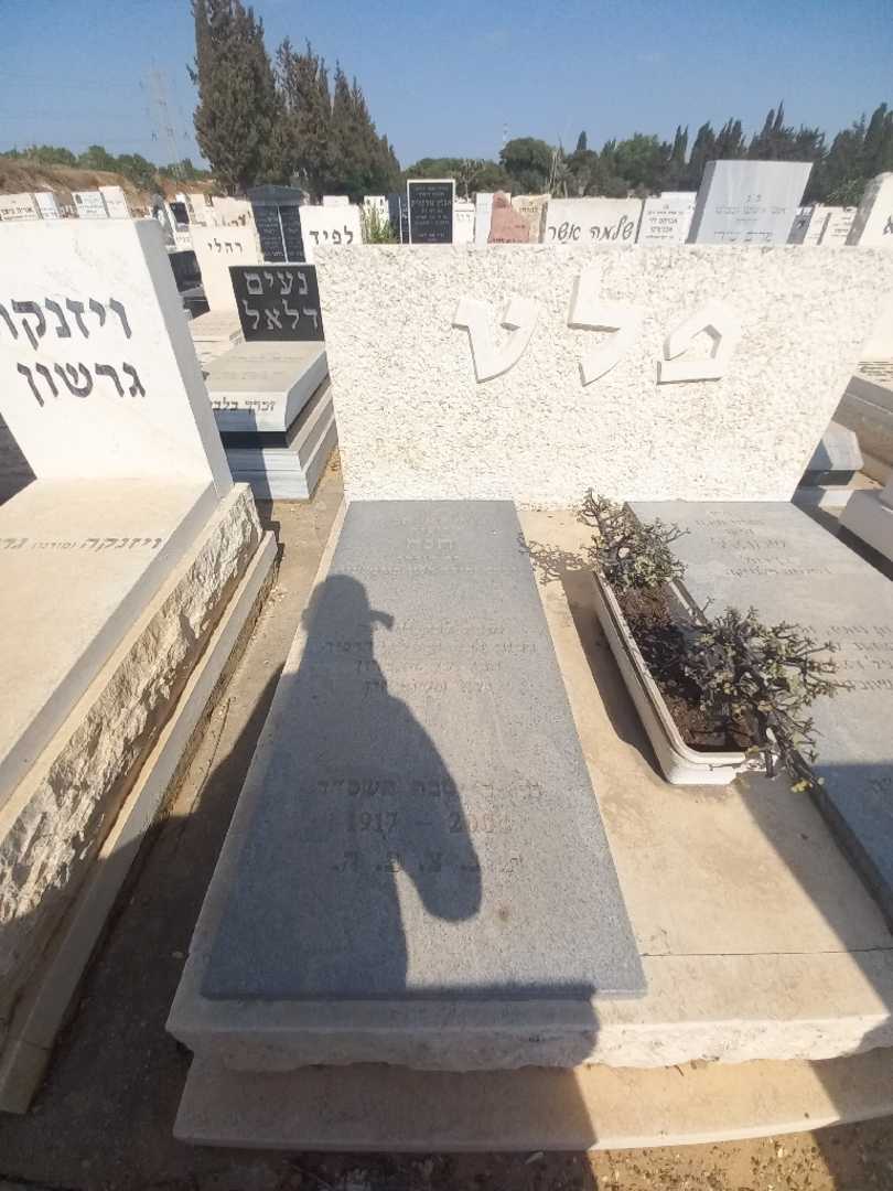 קברו של חנה פלט. תמונה 1