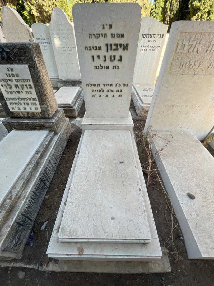 קברו של איבון "אביבה" גטניו