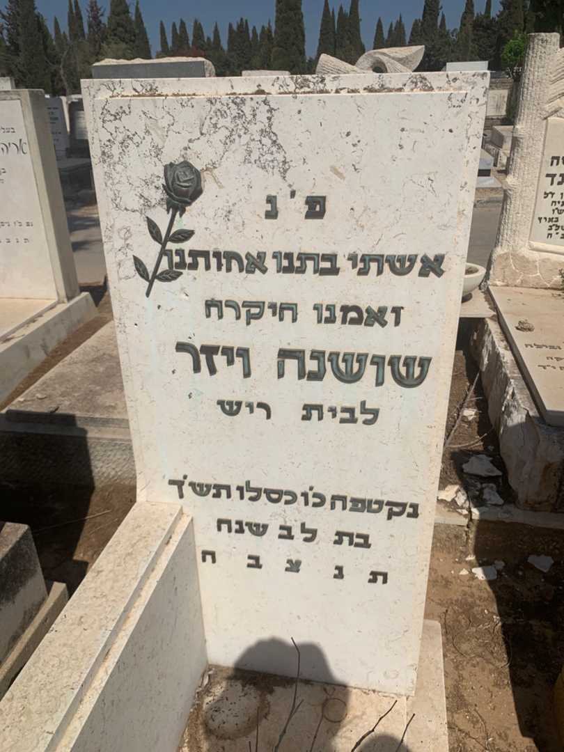 קברו של שושנה ויזר