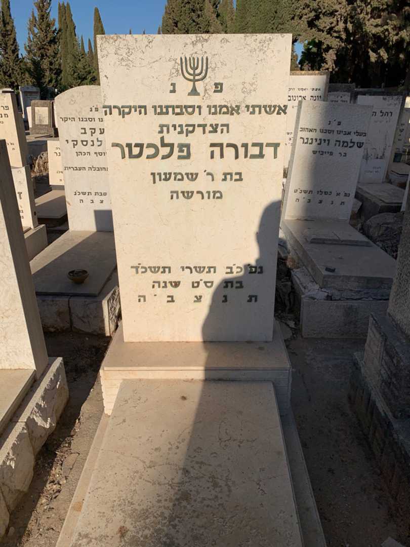קברו של דבורה פלכטר