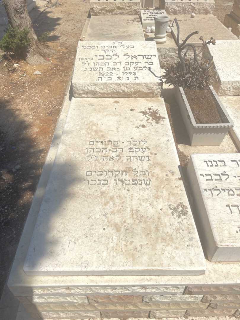 קברו של ישראל לבבי (גרצמן). תמונה 2