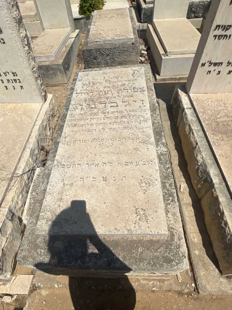 קברו של צפורה חנה רייזל זילברמן