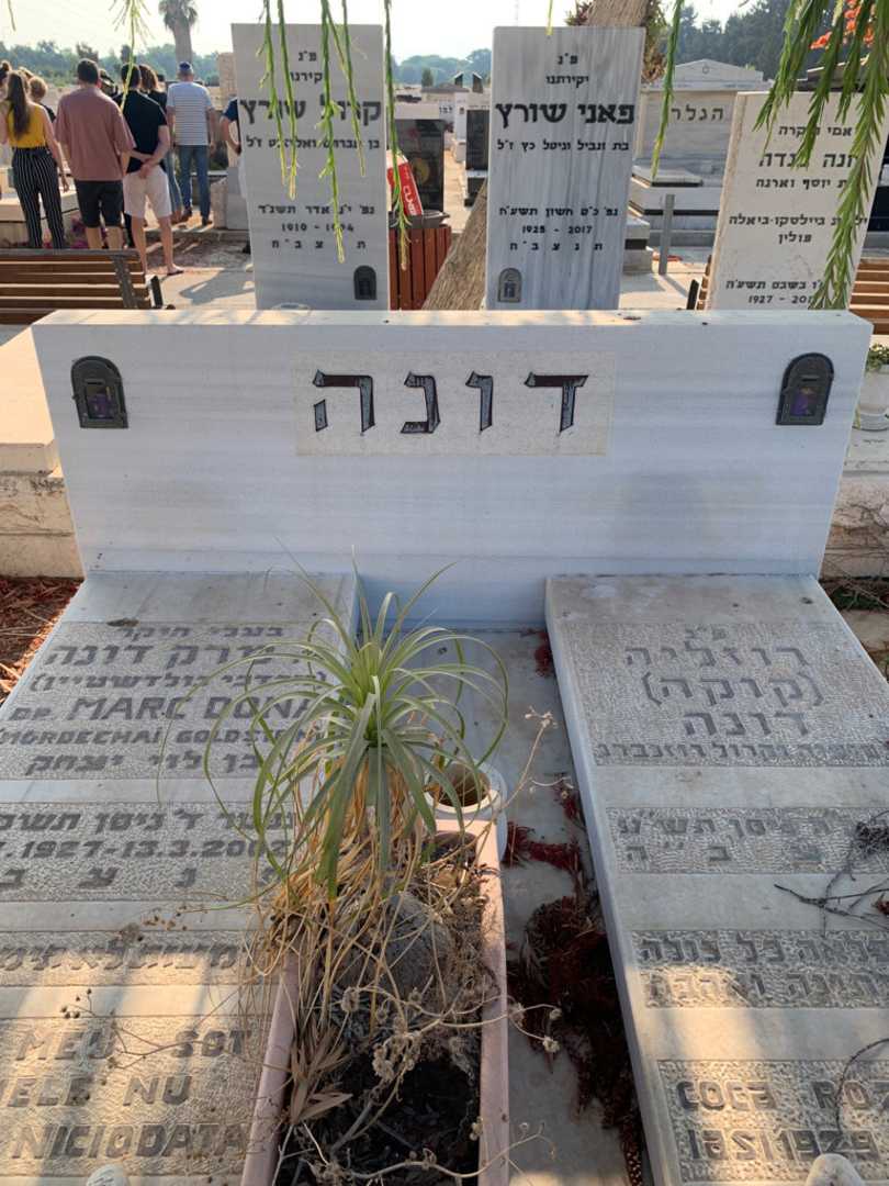 קברו של מרק מרדכי דונה גולדשטיין. תמונה 1