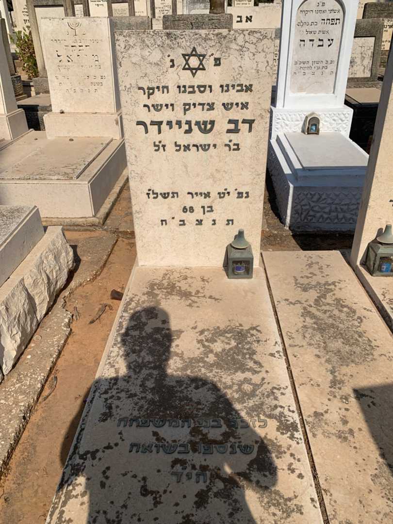קברו של דב שניידר. תמונה 2