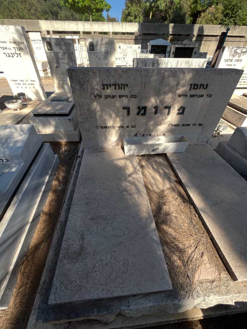 קברו של יהודית פרומר. תמונה 1