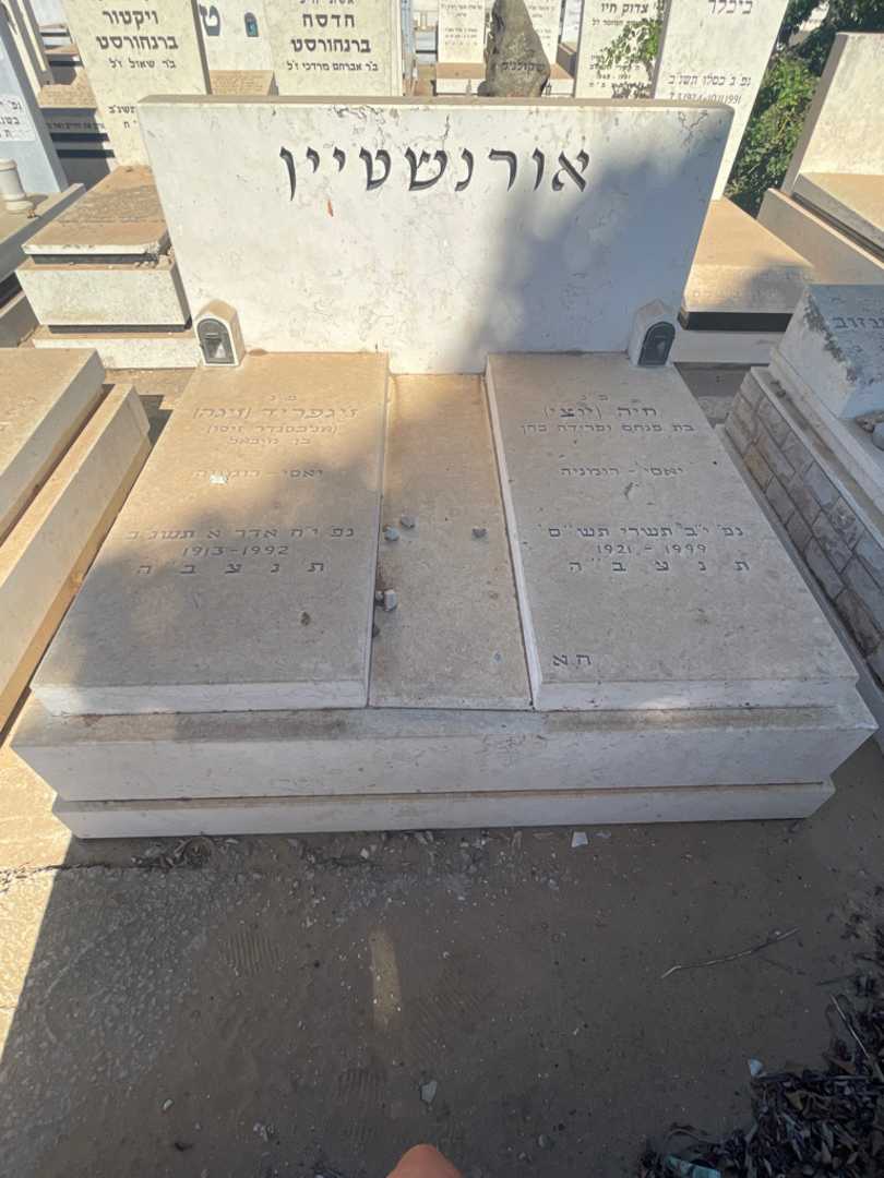 קברו של חיה "יוצי" אורנשטיין. תמונה 1