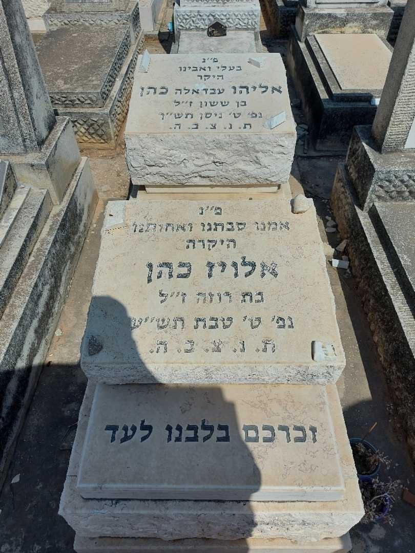 קברו של אלויז כהן