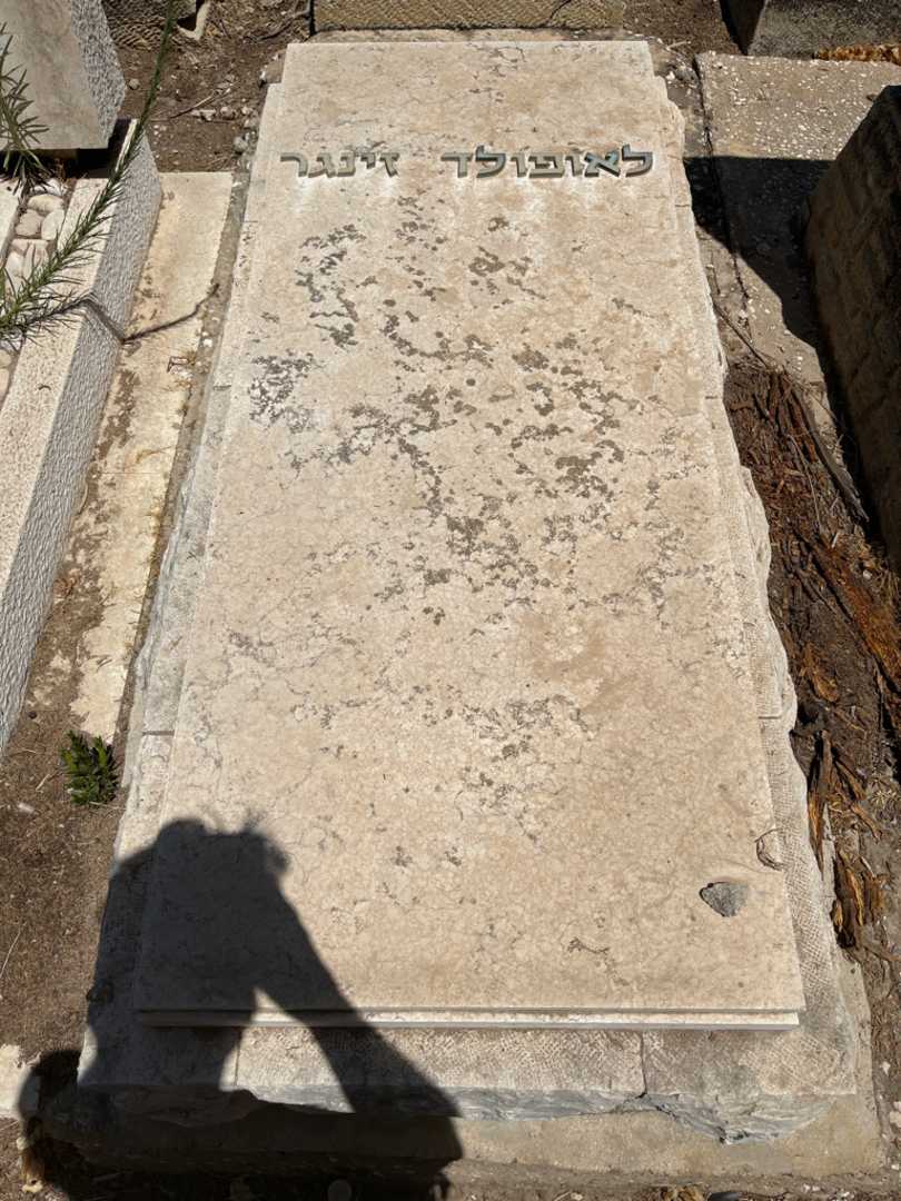 קברו של לאופולד זינגר