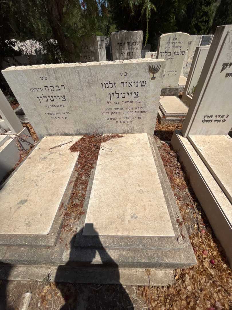 קברו של שניאור זלמן צייטלין. תמונה 2