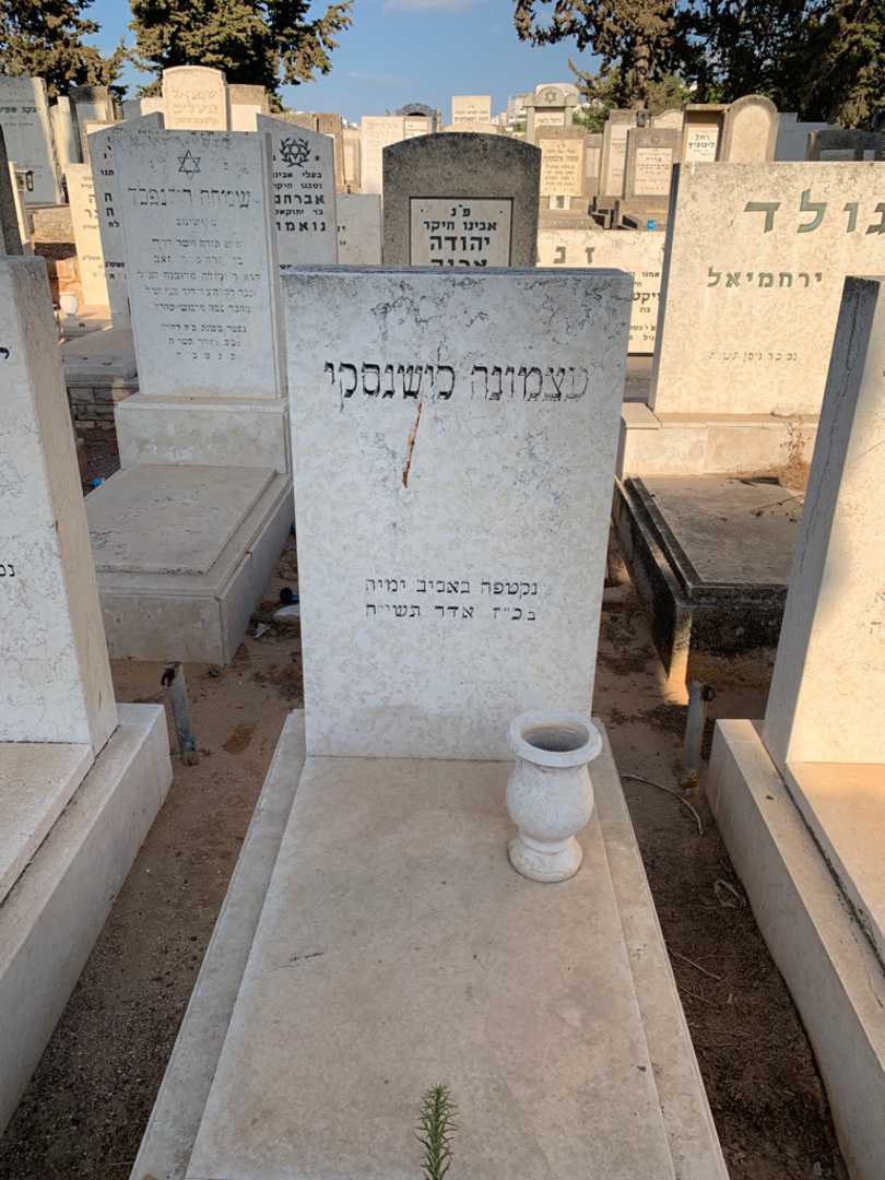 קברו של עצמונה לישנסקי